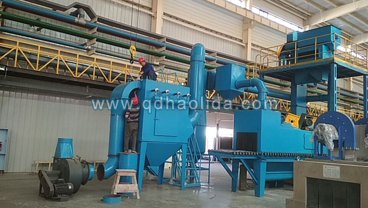 鋁合金輪轂拋丸機安裝現(xiàn)場